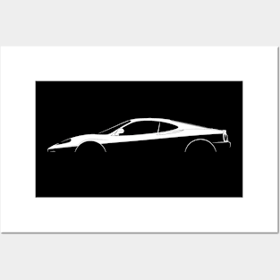 Ferrari 360 Modena Silhouette Posters and Art